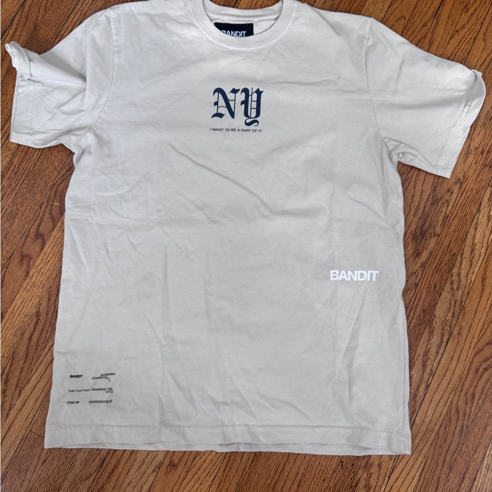 Bandit Cream Short Sleeve Running Tee for Women